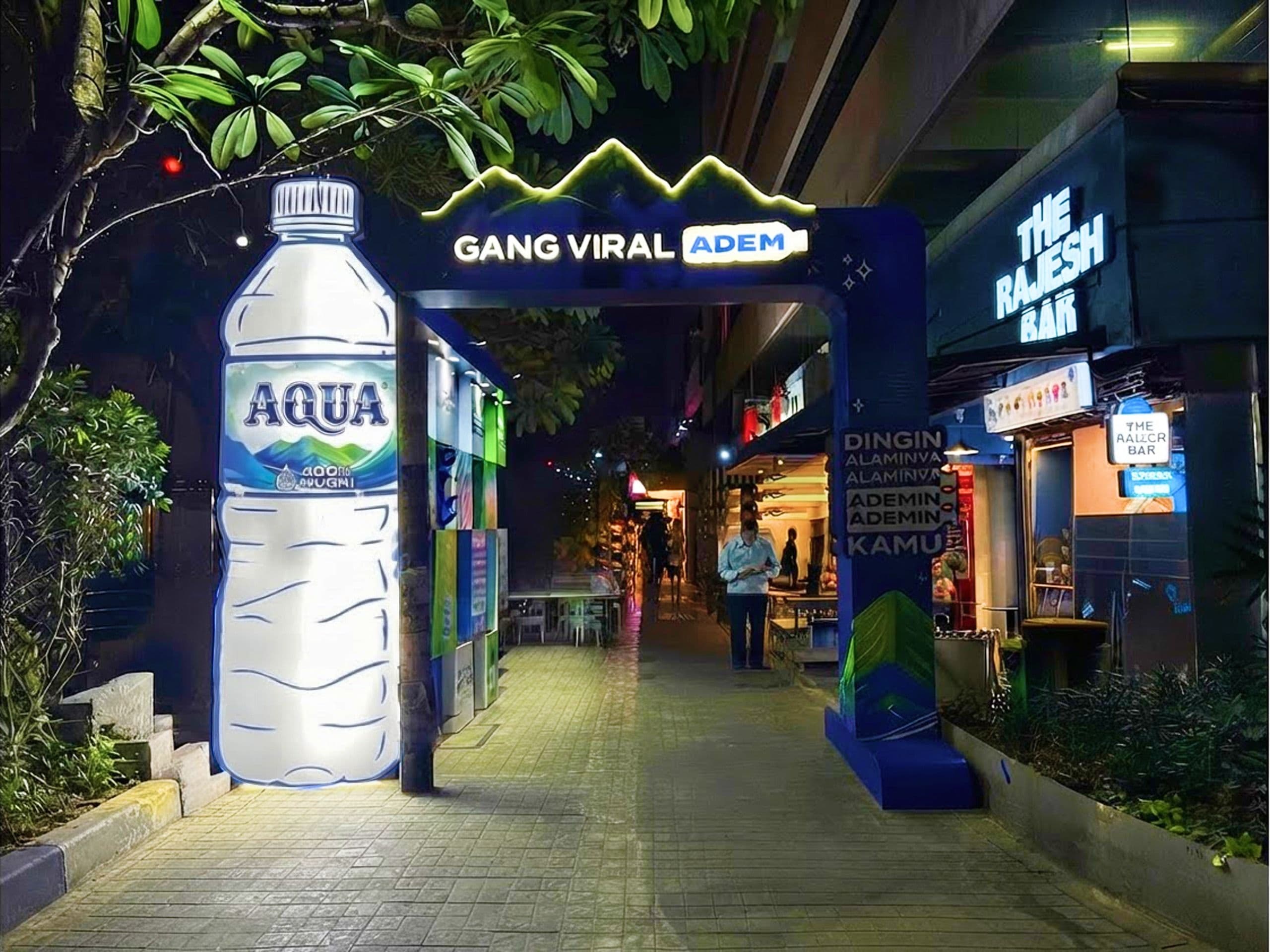 Aqua Gang Viral Adem